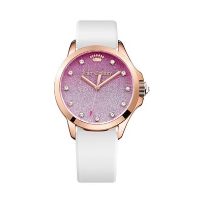 Ladies rose gold Jetsetter glitter ombre dial watch 1901405